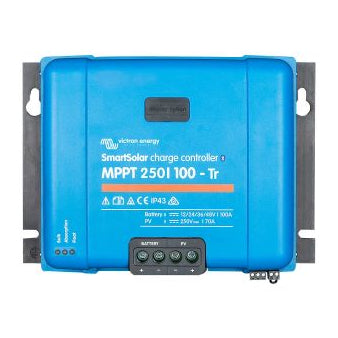 Victron Energy SmartSolar MPPT Tr VE.CAN 250V 100Amp 12/24/36/48-Volt Solar Charger Controller (Bluetooth)