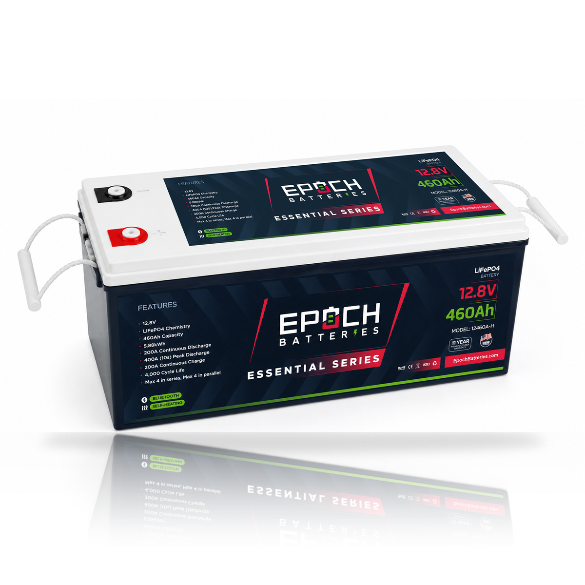 Epoch 12460A-H 12V 460Ah Essential Series LiFePO4 battery