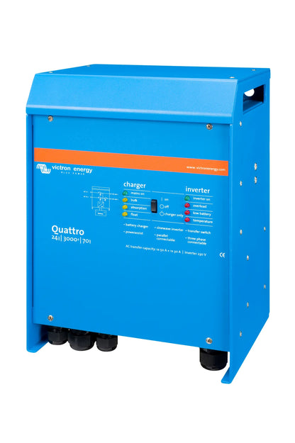 Victron Quattro-II 24/3000/70-50/50 2x120V split-phase inverter/charger