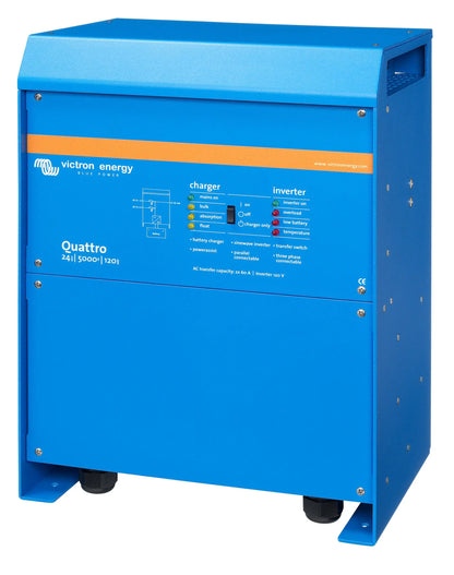 Victron Quattro 24/5000/120-100/100 120V dual AC input inverter/charger
