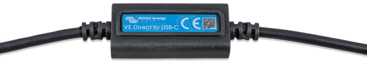 Victron VE.Direct to USB-C interface, RJ12 to USB-C adapter for connecting MPPT, SmartShunt and BMV devices to a computer