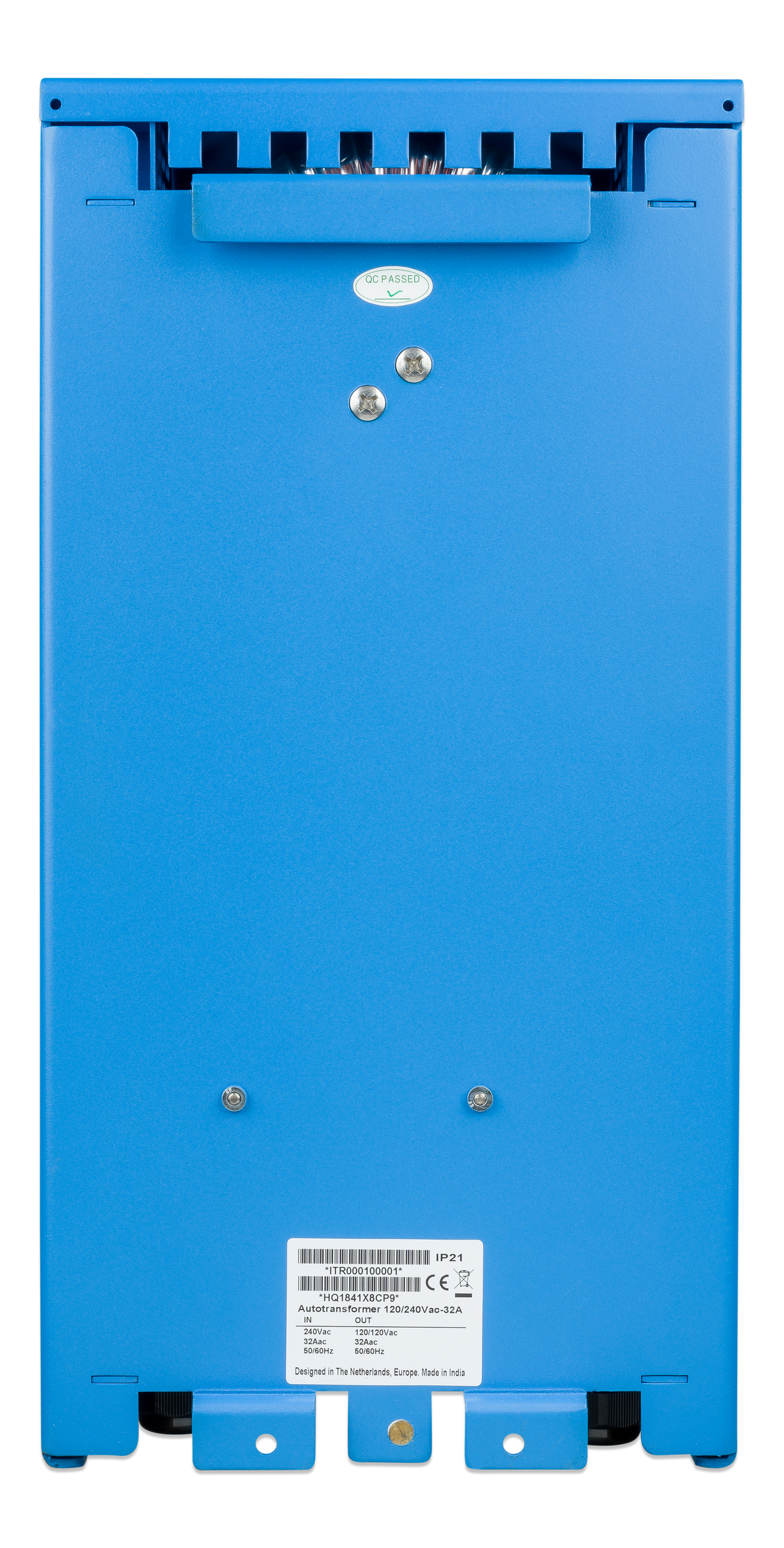 Victron Autotransformer 120/240V 32A, rear view