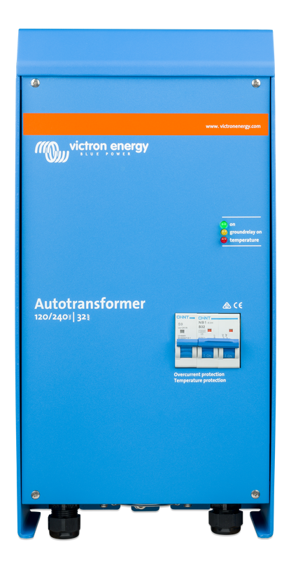 Victron Autotransformer 120/240V 32A, front view