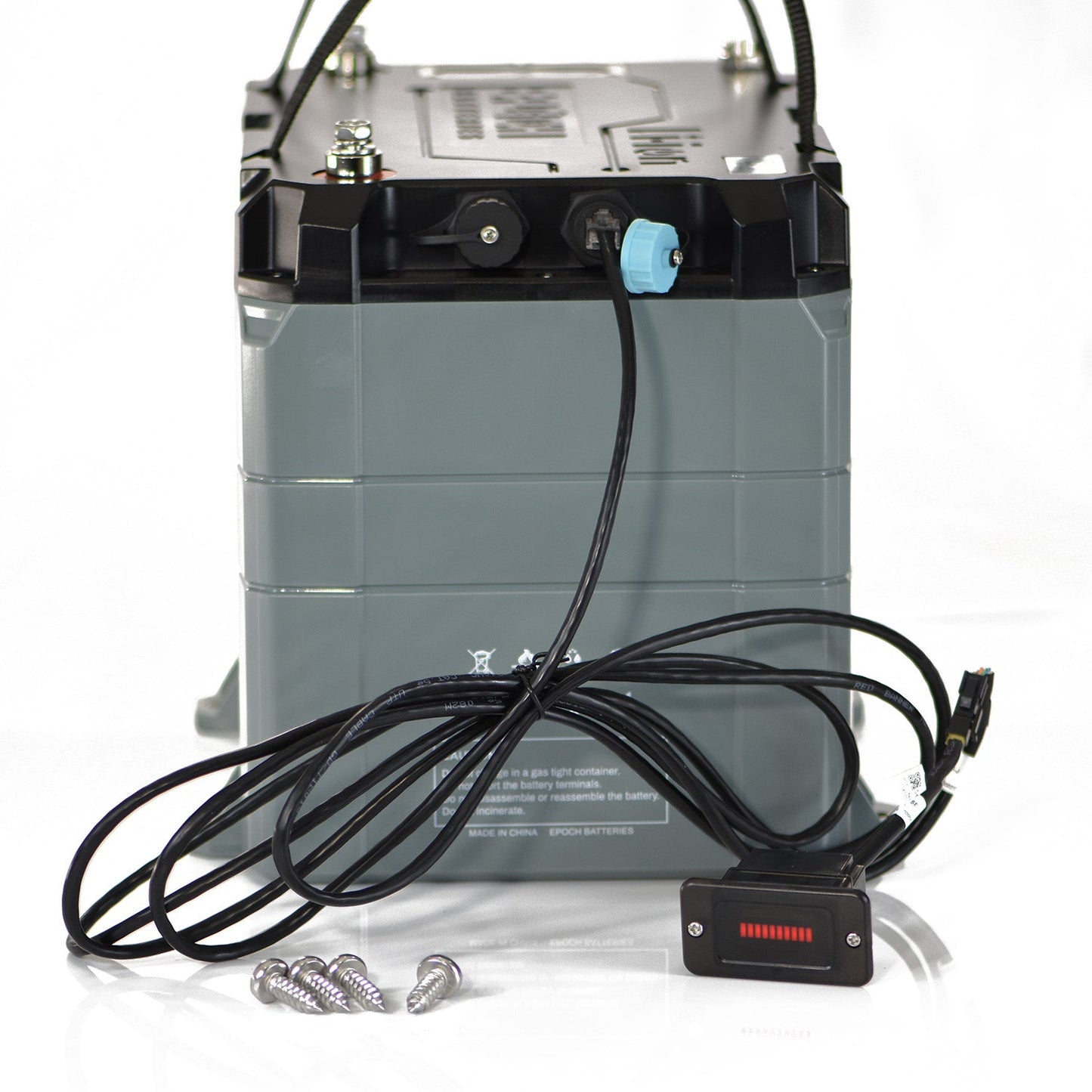 12V 50Ah (0.64kWh) LiFePO4 Lithium Battery - Bluetooth, Heating, Waterproof SKU: B1250B