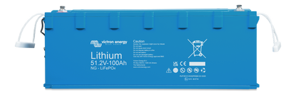 Victron Lithium NG 51.2V 100Ah LiFePO4 battery, front view
