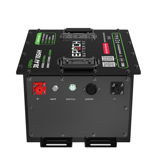 36V 105Ah - LiMax Series - Lithium (LiFePO4) Golf Cart Battery - Complete Kit SKU: BB38105A-kit-1