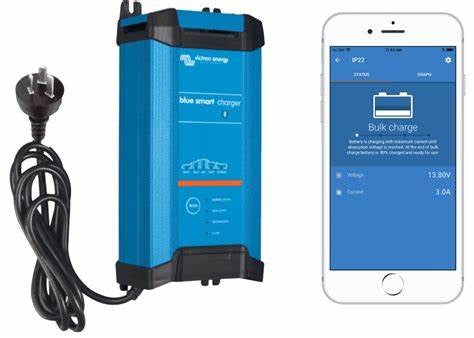 P22Victron Energy Blue Smart IP22 Smart Car Battery Charger 12V 30A, Trickle Charger Float Charger and Desulfator