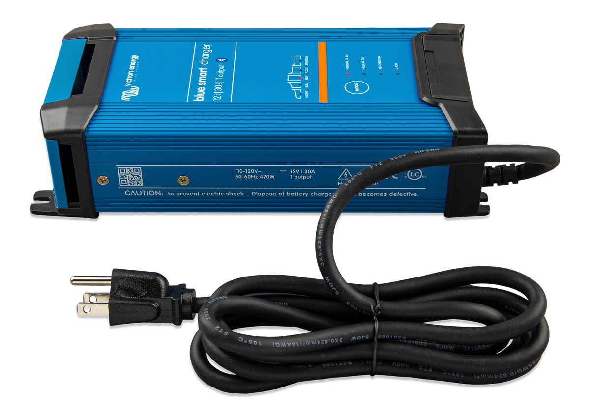 Victron Blue Smart IP22 Charger 12V 30A, side view