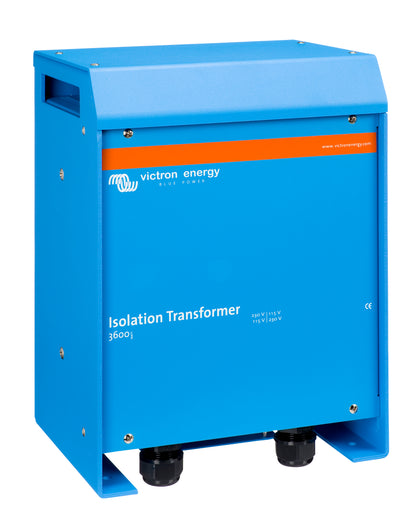 Victron isolation transformer blue aluminium enclosure, right view