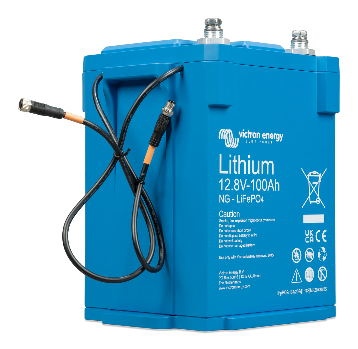 Victron Lithium NG 12.8V 100Ah battery, right side