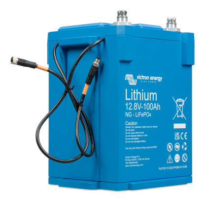 Victron Lithium NG 12.8V 100Ah battery, right side