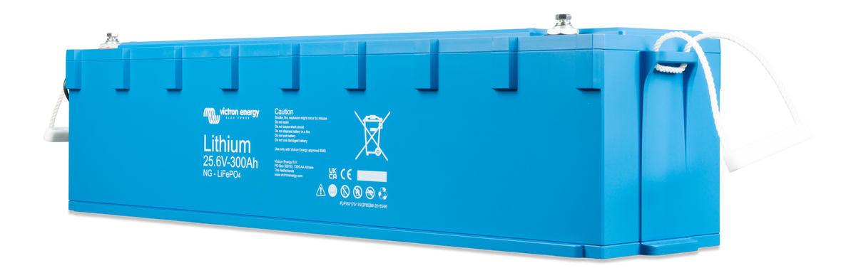 Victron Lithium NG 25.6V 300Ah battery, left side