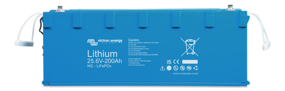 Victron Lithium NG 25.6V 200Ah LiFePO4 battery, front view