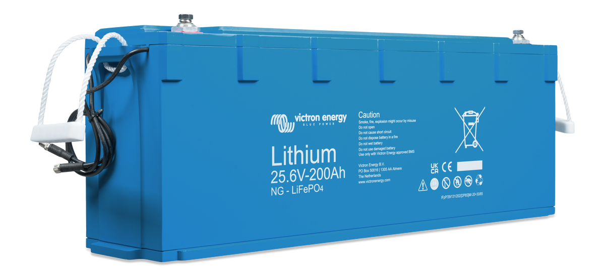 Victron Lithium NG 25.6V 200Ah battery, right side