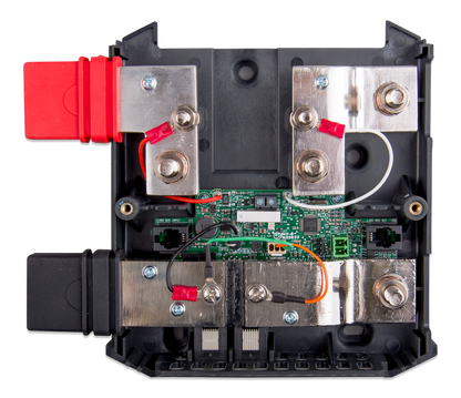 Victron Lynx Shunt VE.Can, top view with cover open
