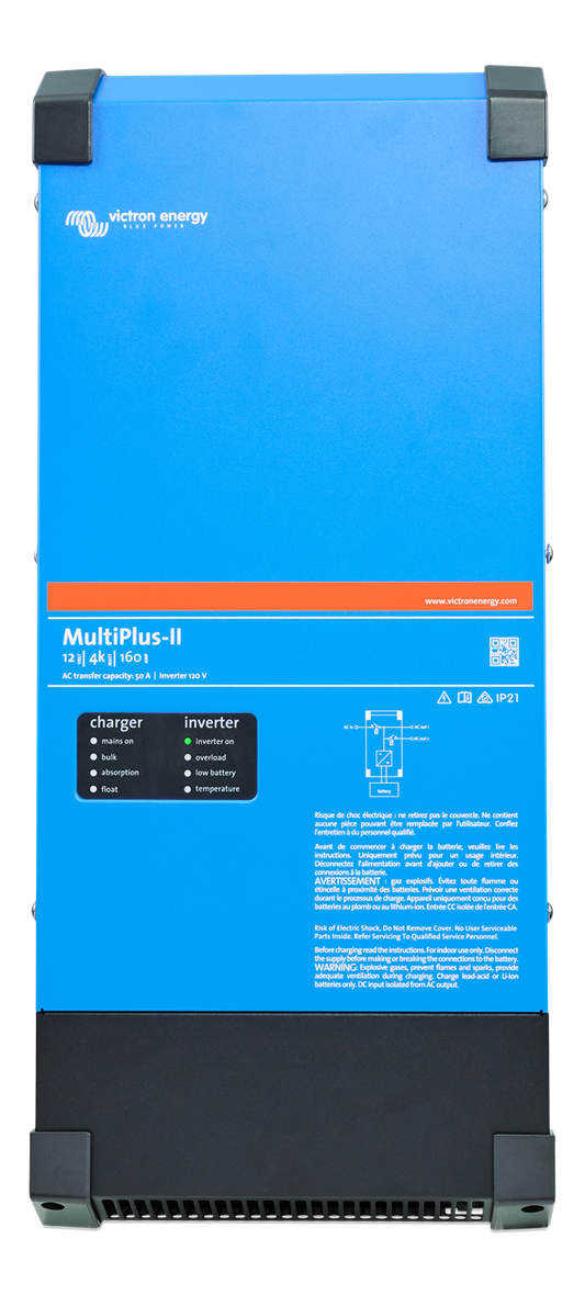 Victron MultiPlus-II 12/4k/160-50 120V 50/60Hz — Inverter/Charger