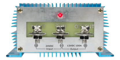 Victron Orion IP67 24/12-100A 1200W waterproof DC-DC converter, front view