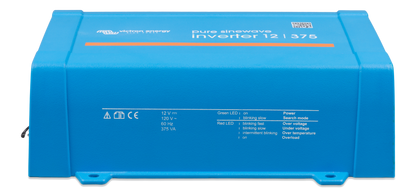 Victron Phoenix Inverter 12/375 GFCI, top and side view