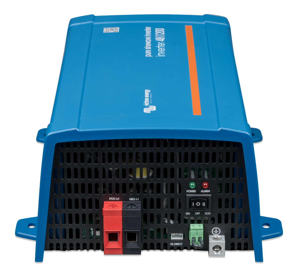 Victron Phoenix Inverter 48/1200 120V VE.Direct NEMA GFCI, front view