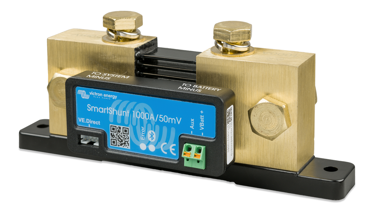 Victron SmartShunt 1000A/50mV battery monitor, left side