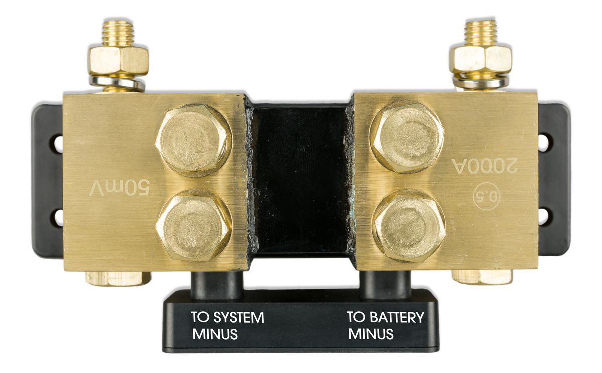 Victron SmartShunt 2000A/50mV battery monitor, top view