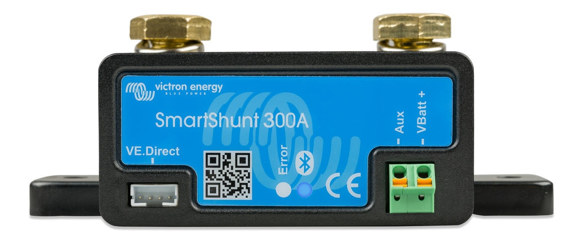Victron SmartShunt 300A/50mV battery monitor, front view