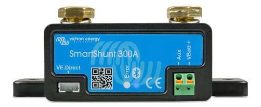 Victron SmartShunt 300A/50mV battery monitor, front view