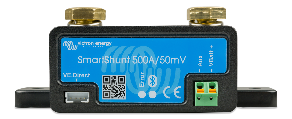 Victron SmartShunt 500A/50mV battery monitor, front view