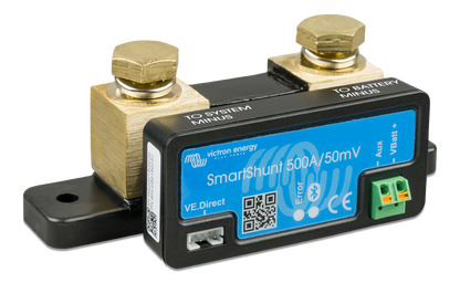 Victron SmartShunt 500A/50mV battery monitor, right side