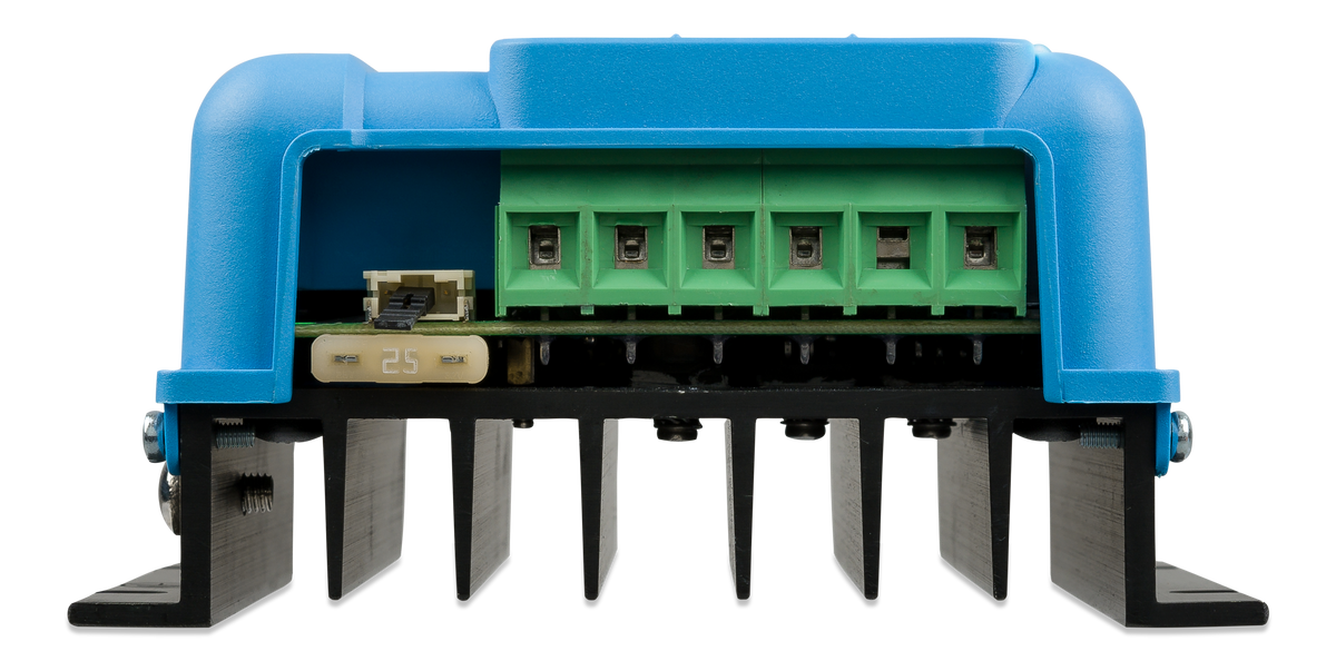 Victron SmartSolar MPPT 100/20 PV and battery terminal connections
