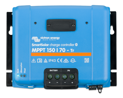 Victron SmartSolar MPPT 150/70-Tr solar charge controller, top view