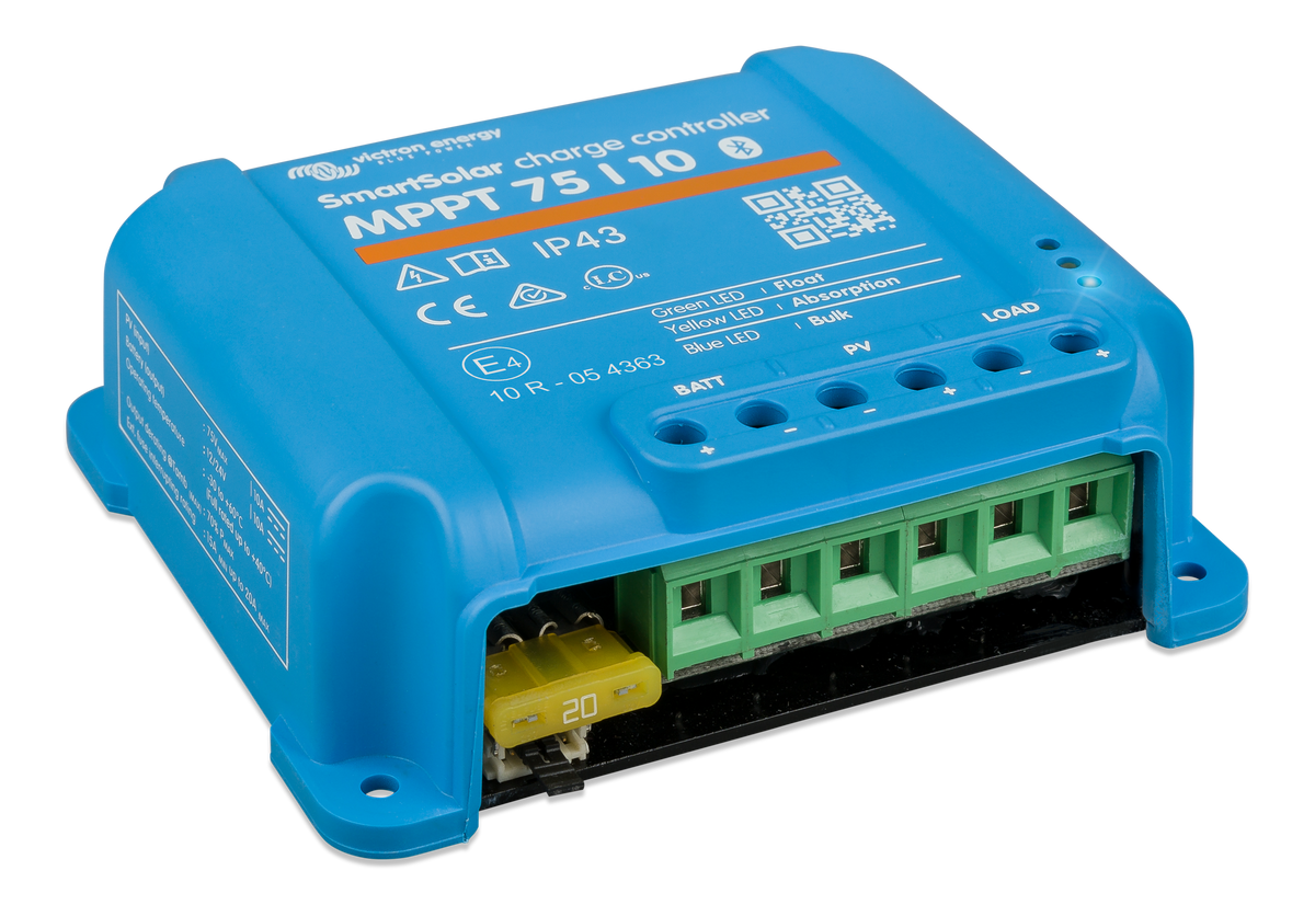 Victron SmartSolar MPPT 75/10, left side