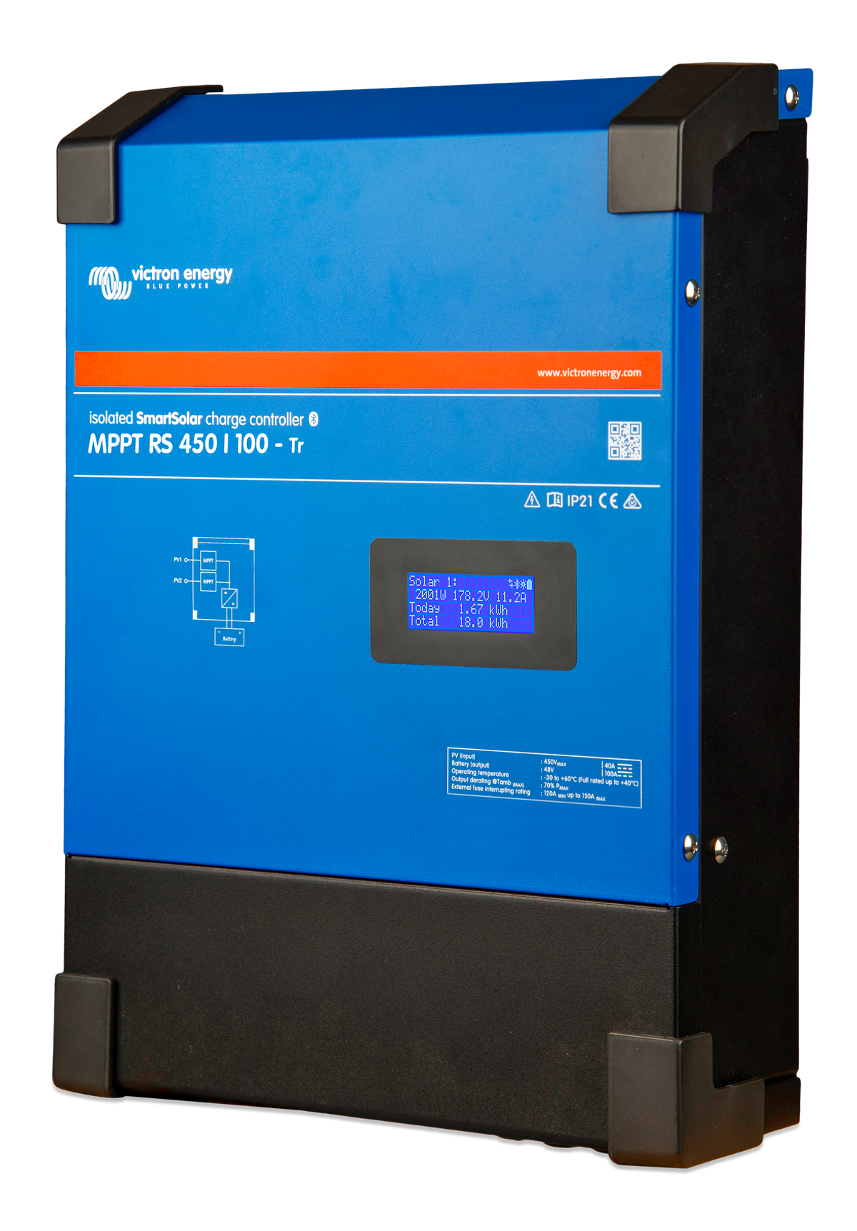 Victron SmartSolar MPPT RS 450/100-Tr, left side