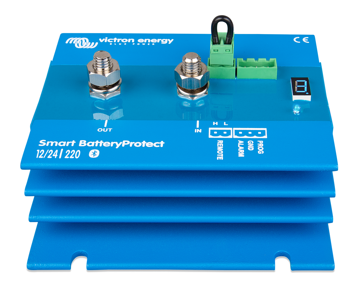Victron Smart BatteryProtect 12/24V 220A, angled front view