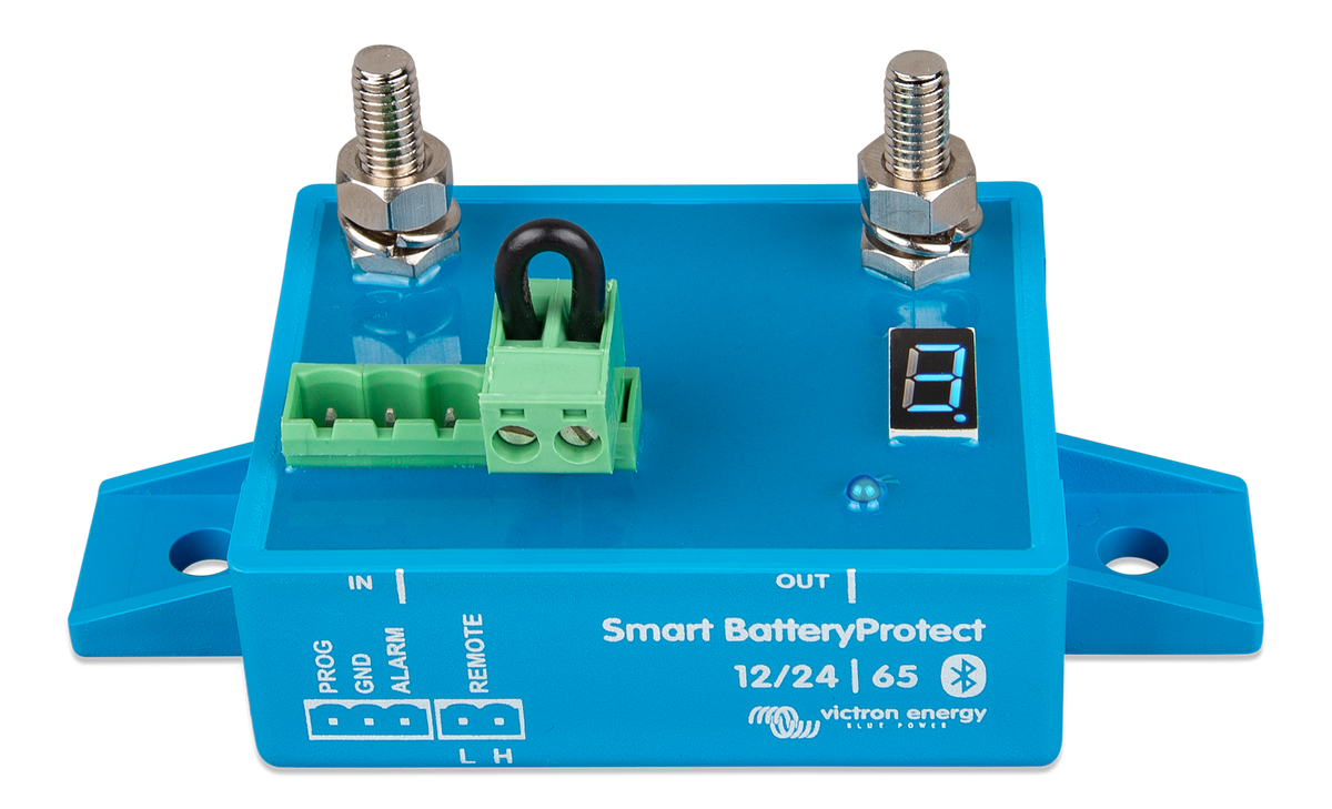 Victron Smart BatteryProtect 12/24V 65A, angled front view
