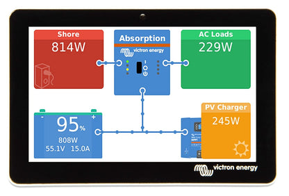 Victron GX Touch 50 five-inch waterproof touchscreen display for Cerbo GX